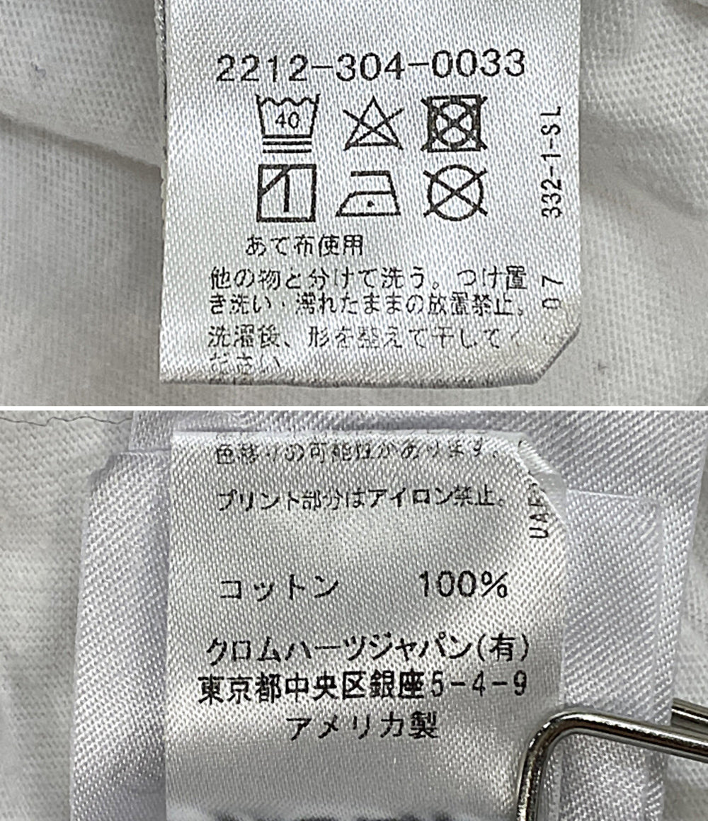 クロムハーツ 長袖Ｔシャツ CH Scroll Logo L/S Pocket T-Shirt メンズ SIZE M CHROME HEARTS