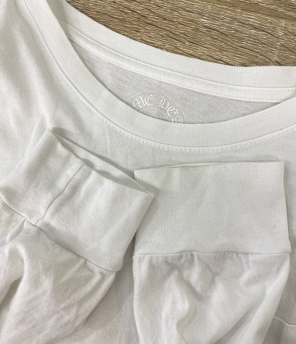 クロムハーツ 長袖Ｔシャツ CH Scroll Logo L/S Pocket T-Shirt メンズ SIZE M CHROME HEARTS