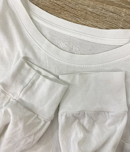 クロムハーツ 長袖Ｔシャツ CH Scroll Logo L/S Pocket T-Shirt メンズ SIZE M CHROME HEARTS