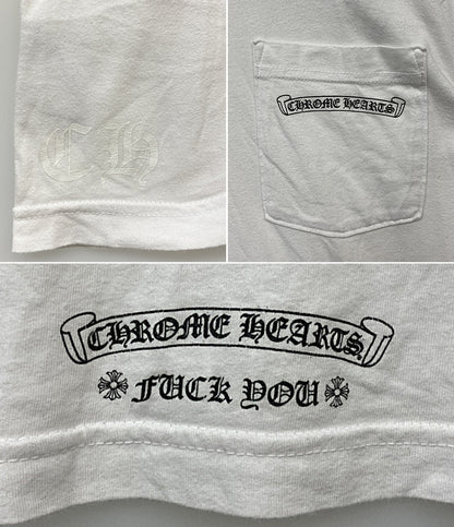 クロムハーツ 長袖Ｔシャツ CH Scroll Logo L/S Pocket T-Shirt メンズ SIZE M CHROME HEARTS