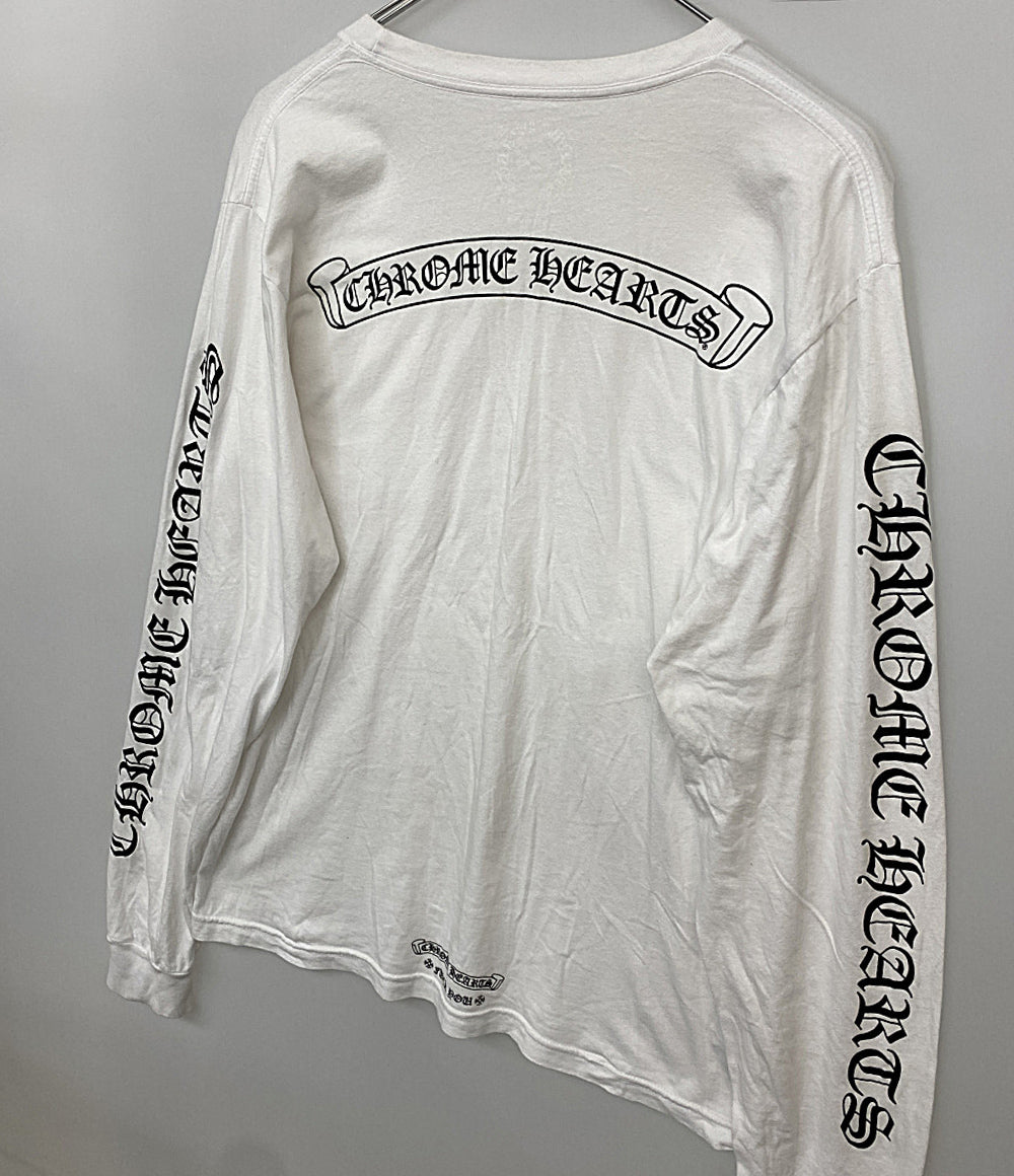 クロムハーツ 長袖Ｔシャツ CH Scroll Logo L/S Pocket T-Shirt メンズ SIZE M CHROME HEARTS