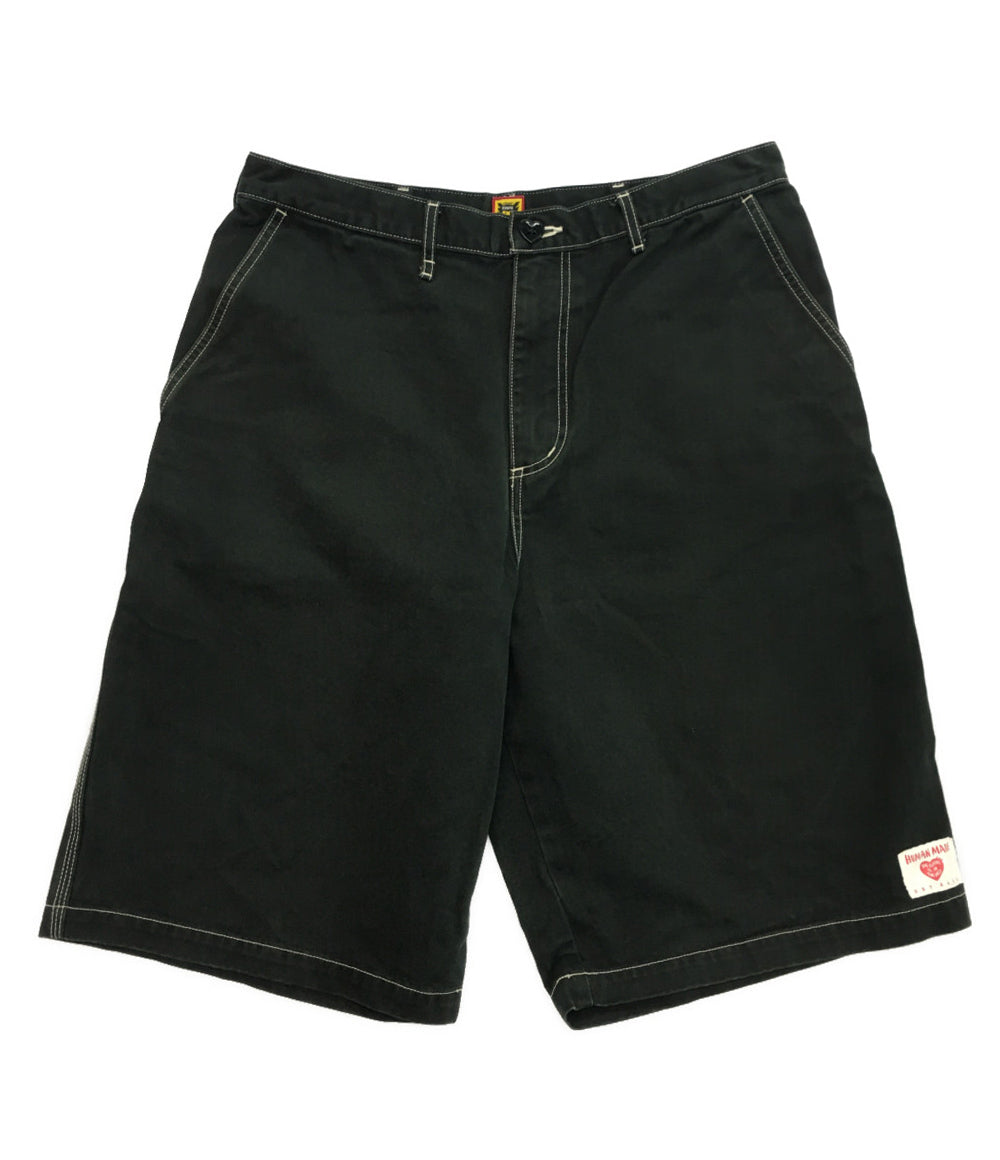 HUMAN MADE パンツ BAGGY SHORTS ハーフ綿パン 24SS メンズ SIZE L ヒューマンメード