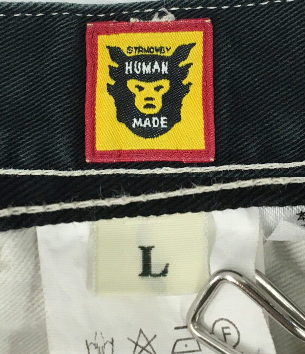 HUMAN MADE パンツ BAGGY SHORTS ハーフ綿パン 24SS メンズ SIZE L ヒューマンメード