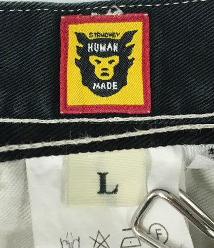 HUMAN MADE パンツ BAGGY SHORTS ハーフ綿パン 24SS メンズ SIZE L ヒューマンメード