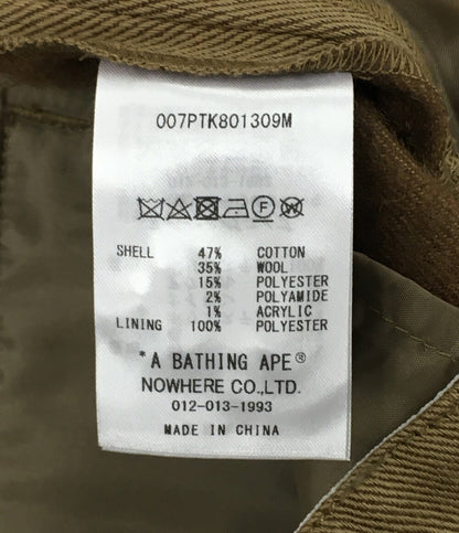 A BATHING APE パンツ TAPER CHINO OVERALL PANTS 007PTK801309M メンズ SIZE XL アベイシングエイプ