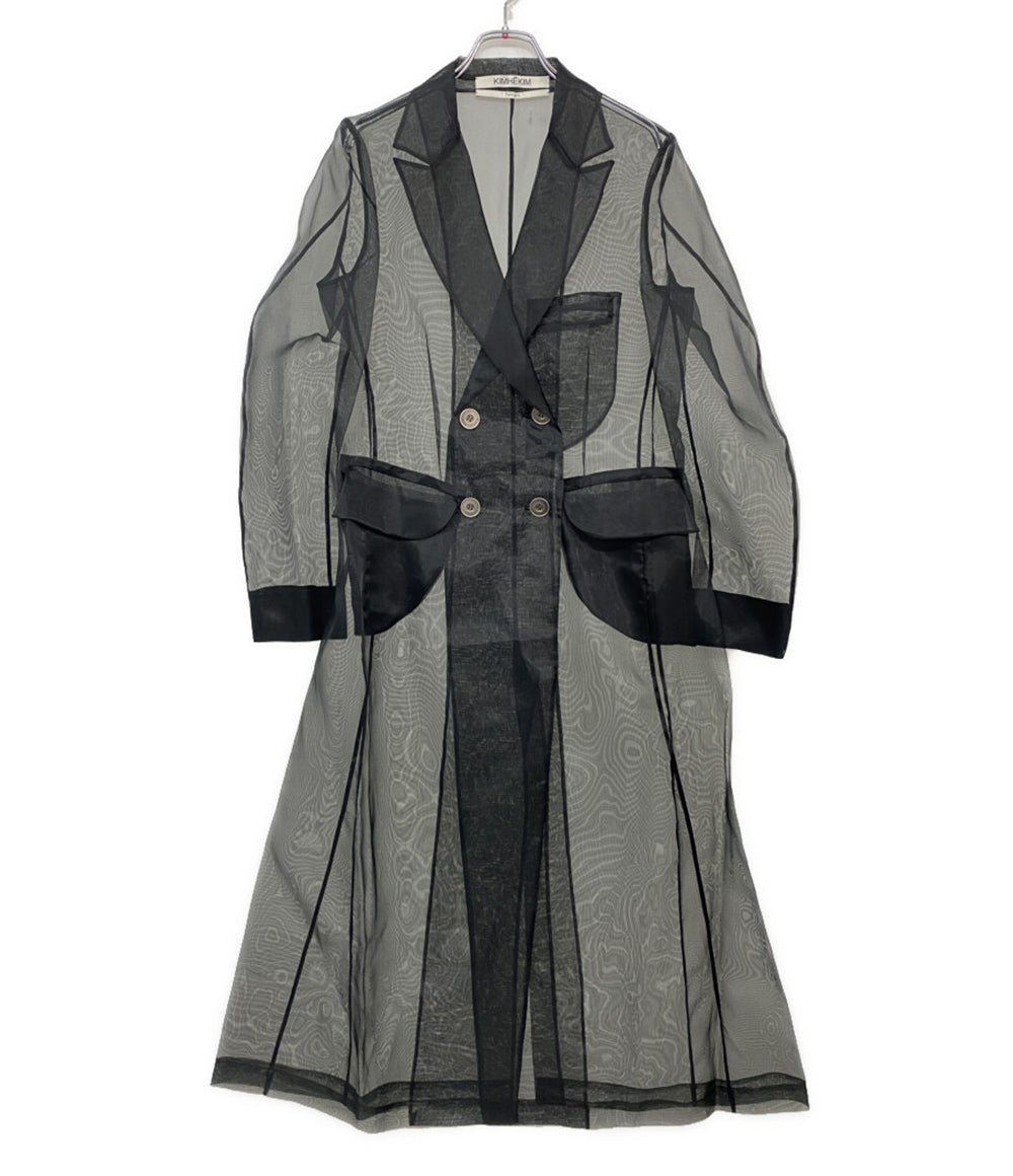 美品 KIMHEKIM キムヘキム シアーダブルコート レディース SIZE 34