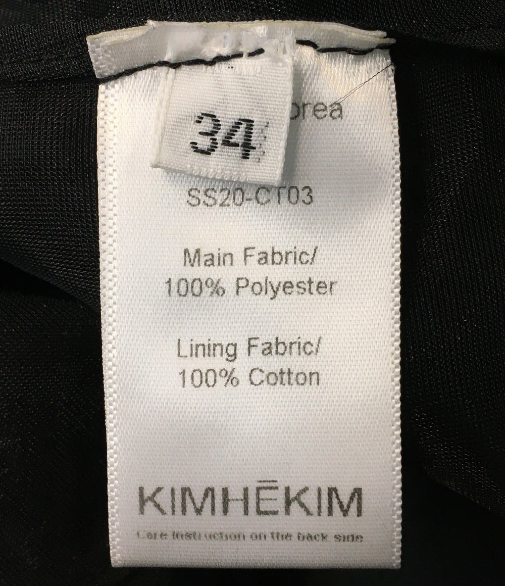 美品 KIMHEKIM キムヘキム シアーダブルコート レディース SIZE 34