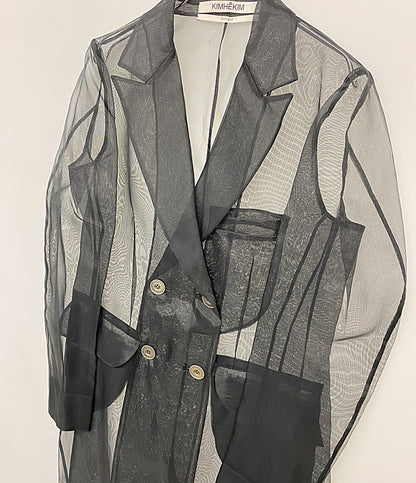 美品 KIMHEKIM キムヘキム シアーダブルコート レディース SIZE 34