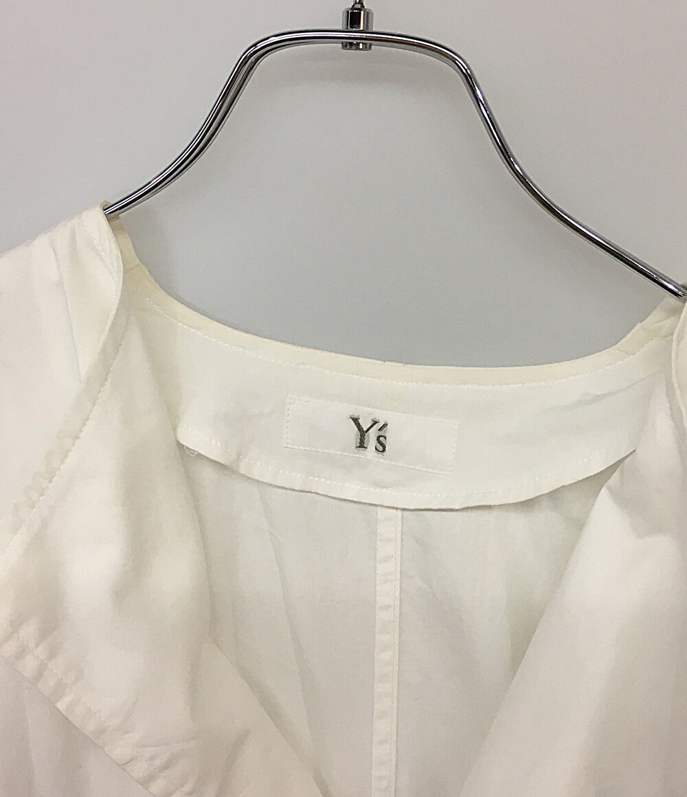 Y's ノーカラーシャツコート YR-D06-001 レディース SIZE 1 ワイズ