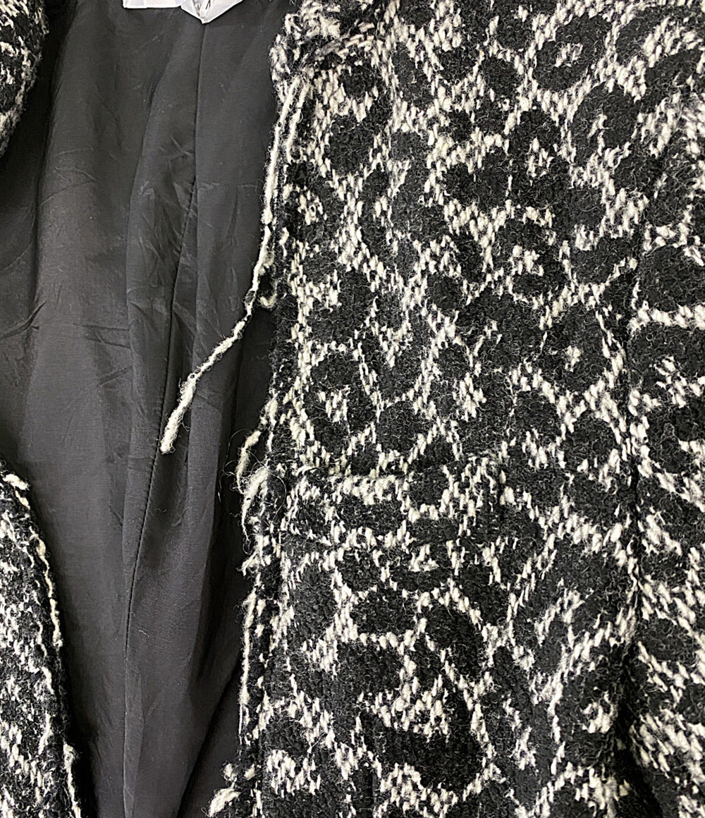 COMME des GARCONS COMME des GARCONS レオパード柄ツイードショートジャケット 20AW レディース SIZE M コムデギャルソン コムデギャルソン