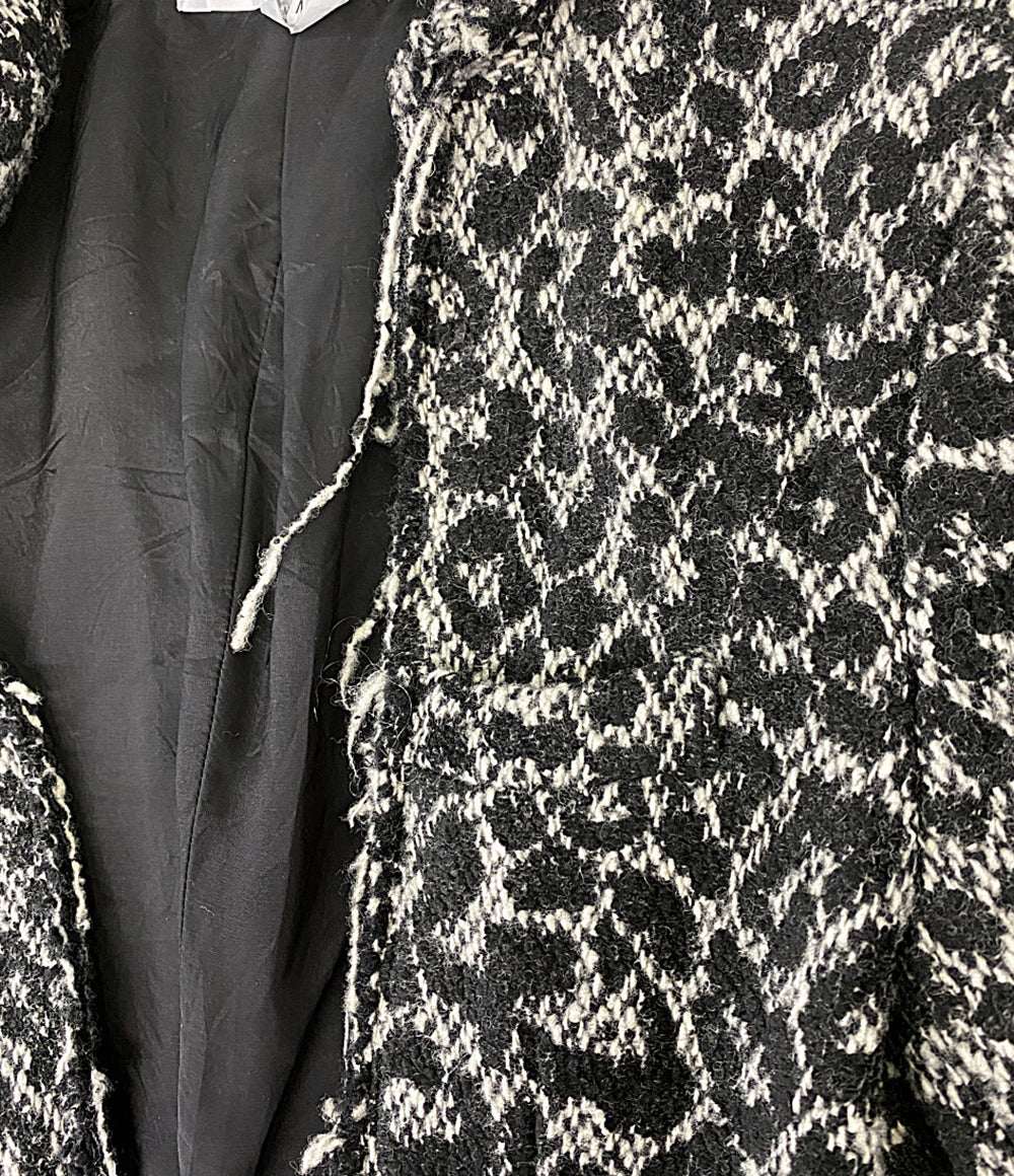 COMME des GARCONS COMME des GARCONS レオパード柄ツイードショートジャケット 20AW レディース SIZE M コムデギャルソン コムデギャルソン