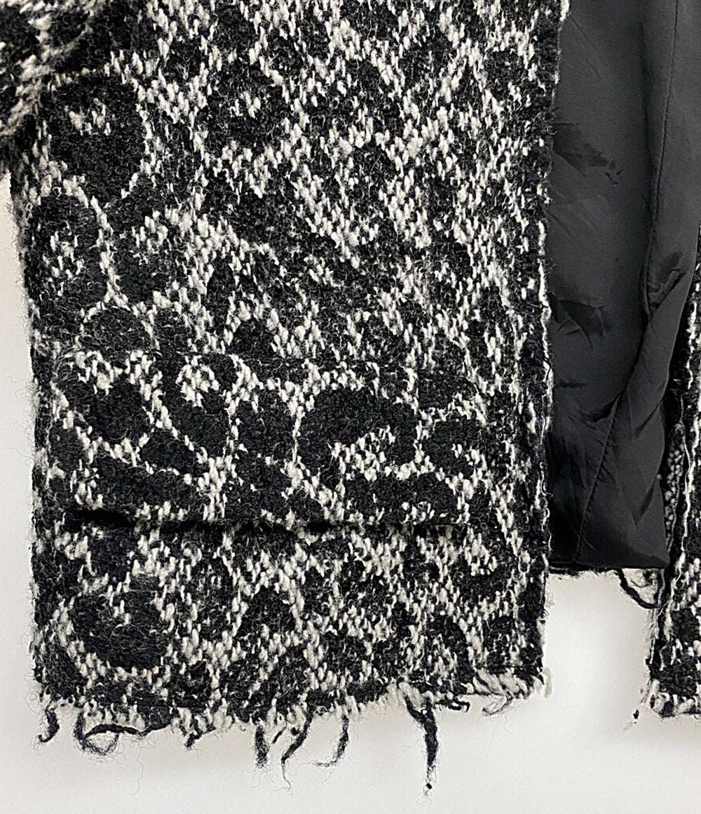 COMME des GARCONS COMME des GARCONS レオパード柄ツイードショートジャケット 20AW レディース SIZE M コムデギャルソン コムデギャルソン