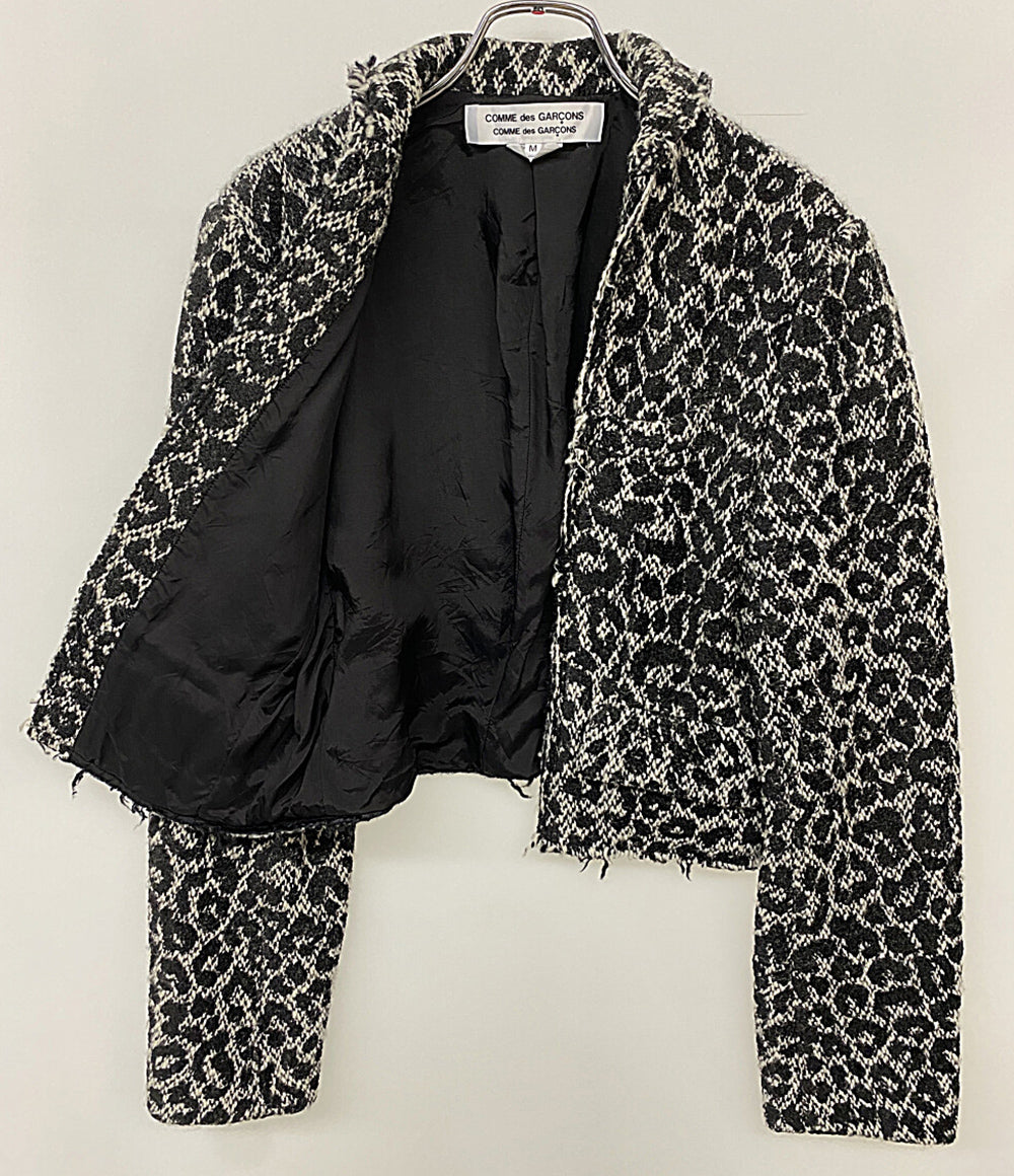 COMME des GARCONS COMME des GARCONS レオパード柄ツイードショート