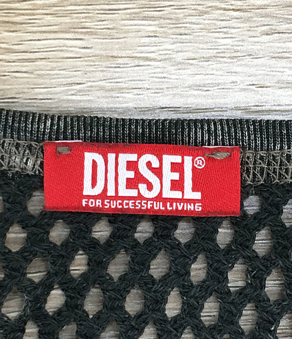 美品 DIESEL ノースリーブワンピース GREY Dress MAEVE-UTLT レディース SIZE S ディーゼル