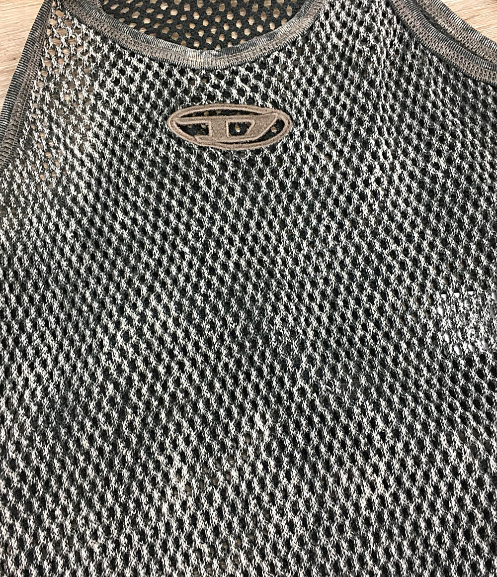 美品 DIESEL ノースリーブワンピース GREY Dress MAEVE-UTLT レディース SIZE S ディーゼル