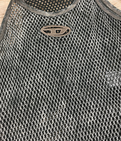 美品 DIESEL ノースリーブワンピース GREY Dress MAEVE-UTLT レディース SIZE S ディーゼル