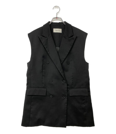 FRAY I.D ベスト ダブルジレ ウール混 24ss レディース SIZE 1 フレイアイ・ディー