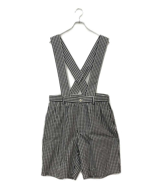 美品 COMME des GARCONS GIRL ギャル ギンガムチェックサロペット 23SS NK-U0006 レディース SIZE M コムデギャルソン