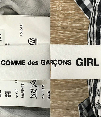 コムデギャルソン 美品 ギャル ギンガムチェックサロペット 23SS NK-U0006 レディース SIZE M COMME des GARCONS GIRL