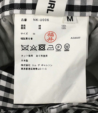 コムデギャルソン 美品 ギャル ギンガムチェックサロペット 23SS NK-U0006 レディース SIZE M COMME des GARCONS GIRL