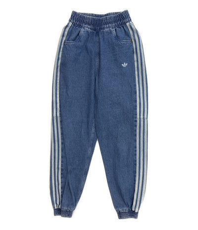 美品 adidas イージーデニムパンツ 3ライン レディース SIZE J S アディダス