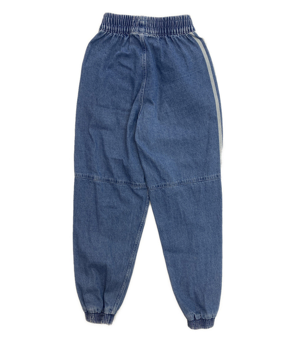 美品 adidas イージーデニムパンツ 3ライン レディース SIZE J S アディダス