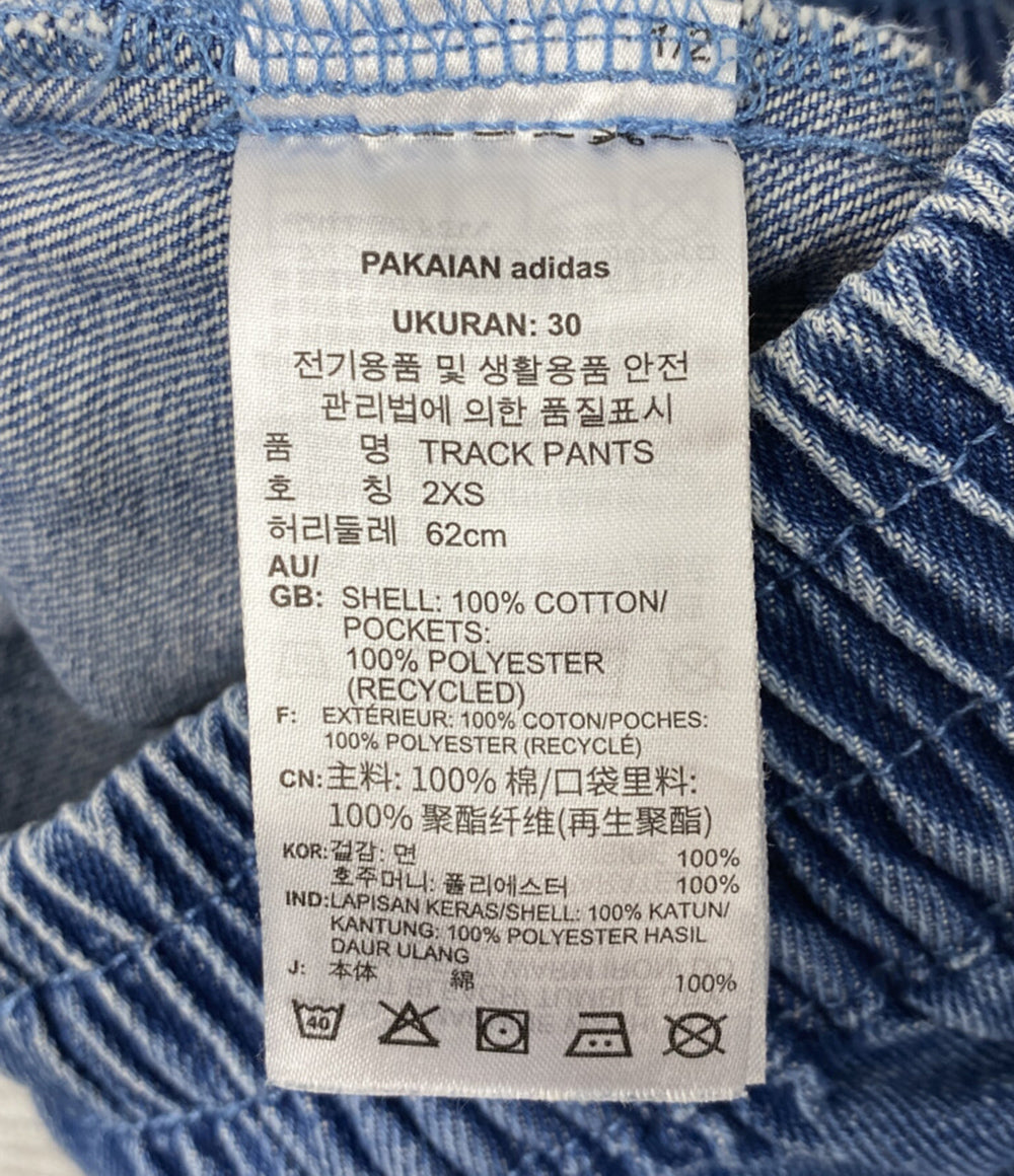 美品 adidas イージーデニムパンツ 3ライン レディース SIZE J S アディダス