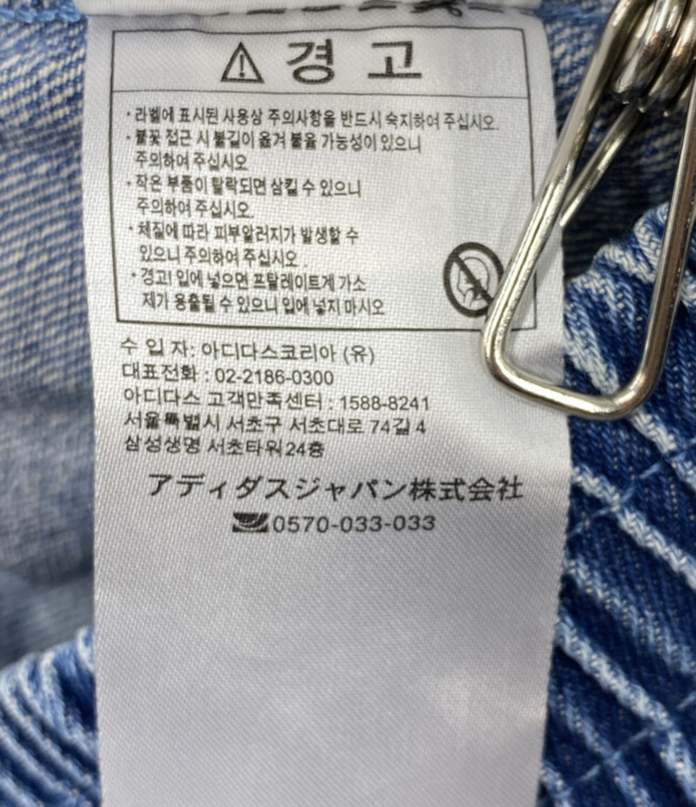 美品 adidas イージーデニムパンツ 3ライン レディース SIZE J S アディダス