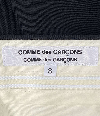 コムデギャルソン コムデギャルソン 裾スリット2タックウールパンツ 24SS RM-P016 レディース SIZE S COMME des GARCONS COMME des GARCONS