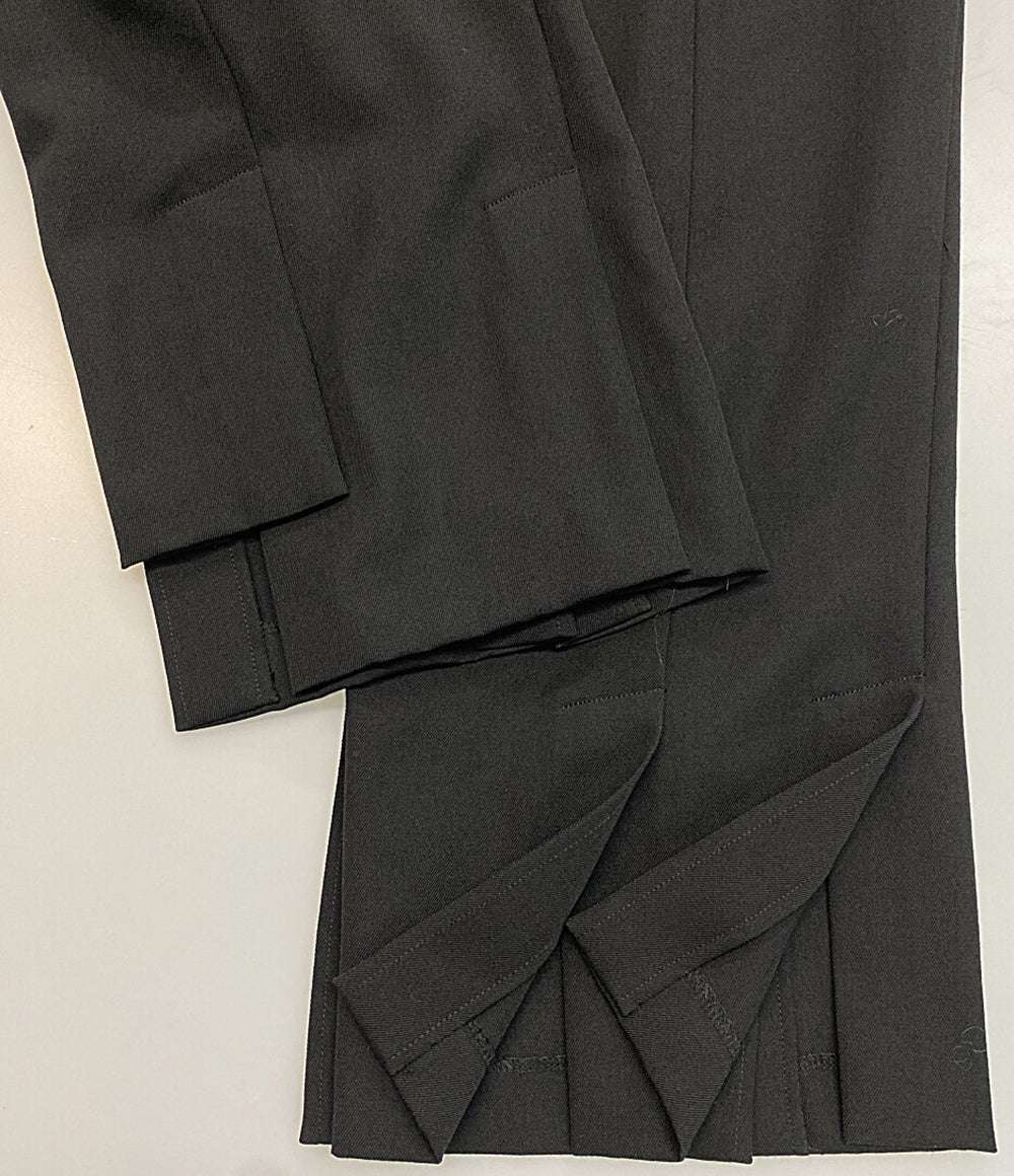 コムデギャルソン コムデギャルソン 裾スリット2タックウールパンツ 24SS RM-P016 レディース SIZE S COMME des GARCONS COMME des GARCONS