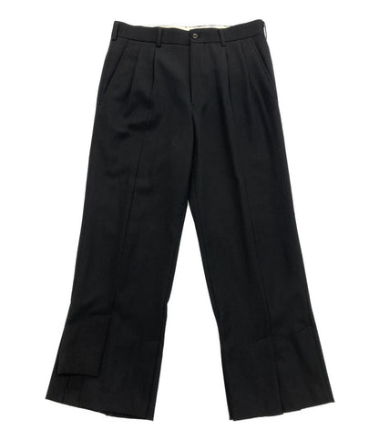 コムデギャルソン コムデギャルソン 裾スリット2タックウールパンツ 24SS RM-P016 レディース SIZE S COMME des GARCONS COMME des GARCONS