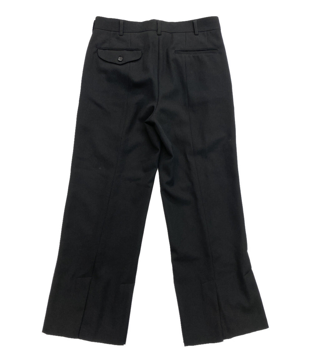 コムデギャルソン コムデギャルソン 裾スリット2タックウールパンツ 24SS RM-P016 レディース SIZE S COMME des GARCONS COMME des GARCONS