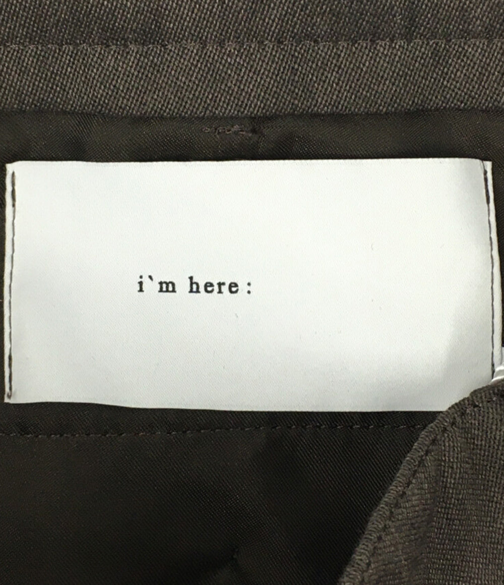 I'm here アイムヒアー パンツ UN(I) FORM PANTS 24SS i'm41FF015 レディース SIZE S