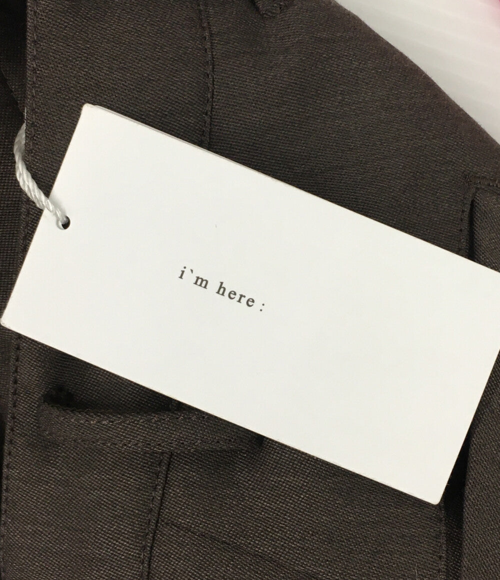 I'm here アイムヒアー パンツ UN(I) FORM PANTS 24SS i'm41FF015 レディース SIZE S