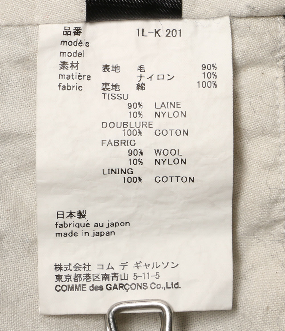 ブラックコムデギャルソン ウールトートバッグ 1L-K201 メンズ BLACK COMME des GARCONS