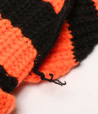 美品 Charles Jeffrey Loverboy チャールズ・ジェフリー・ラバーボーイ ニット帽 ボーダー耳付きビーニー メンズ