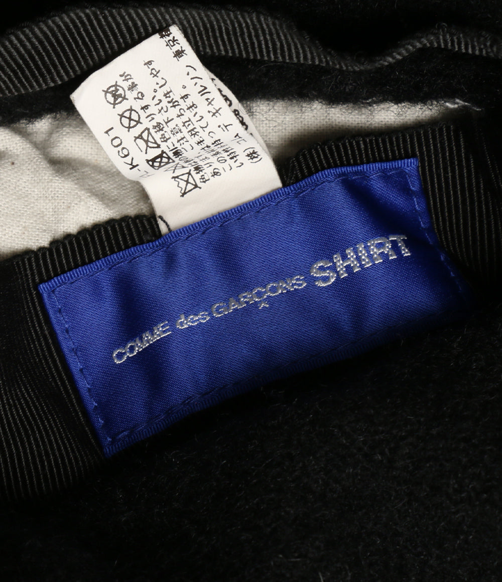 COMME des GARCONS SHIRT ハット WOOL NYLON TWEED GARMENT MILLED HAT FL-K601 メンズ コムデギャルソンシャツ
