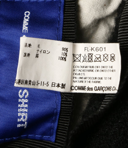 コムデギャルソンシャツ ハット WOOL NYLON TWEED GARMENT MILLED HAT FL-K601 メンズ COMME des GARCONS SHIRT