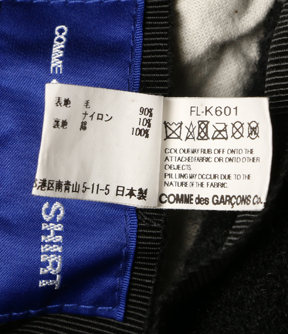 COMME des GARCONS SHIRT ハット WOOL NYLON TWEED GARMENT MILLED HAT FL-K601 メンズ コムデギャルソンシャツ