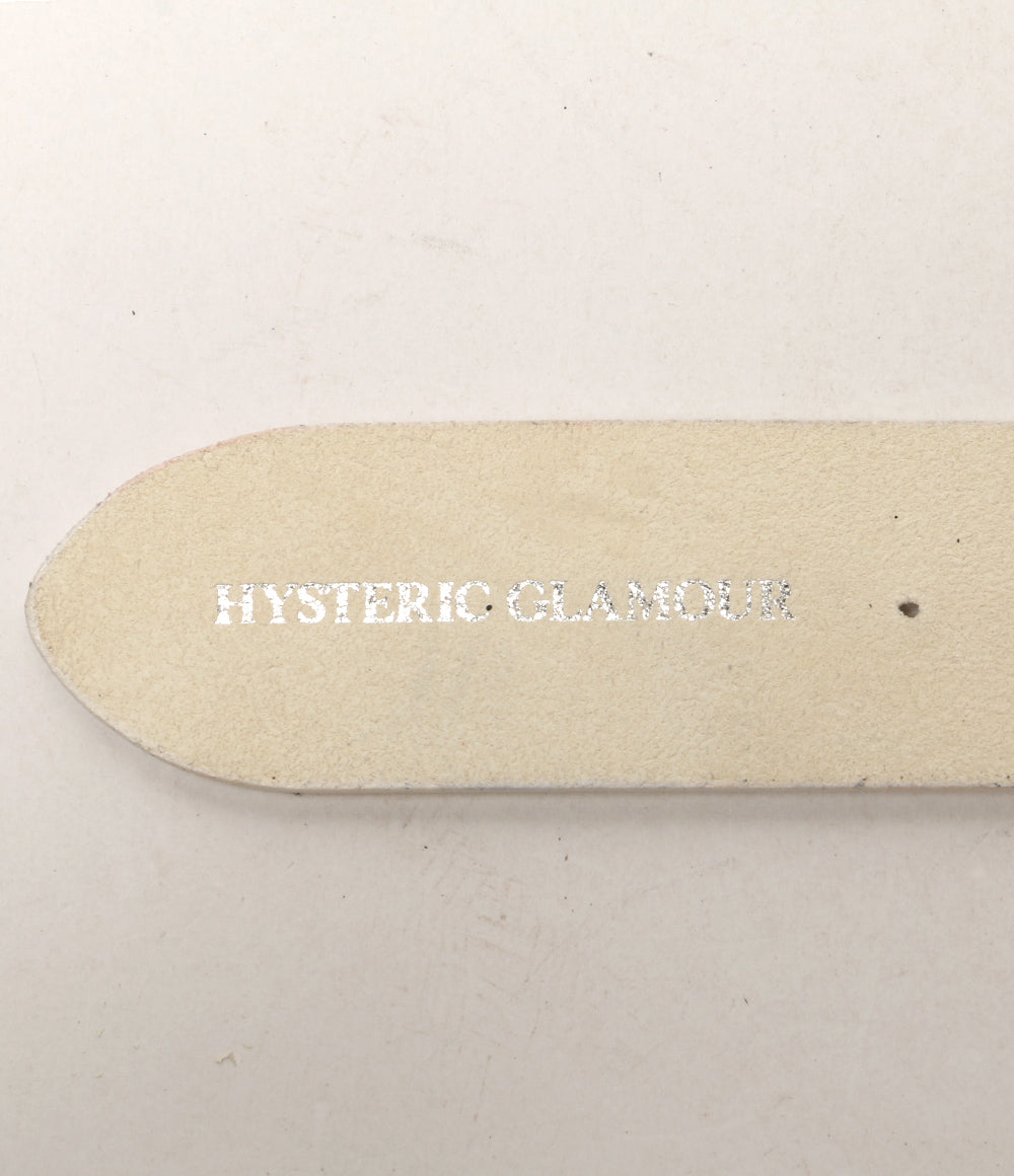 ヒステリックグラマー ロゴバックルレザーベルト レディース HYSTERIC GLAMOUR