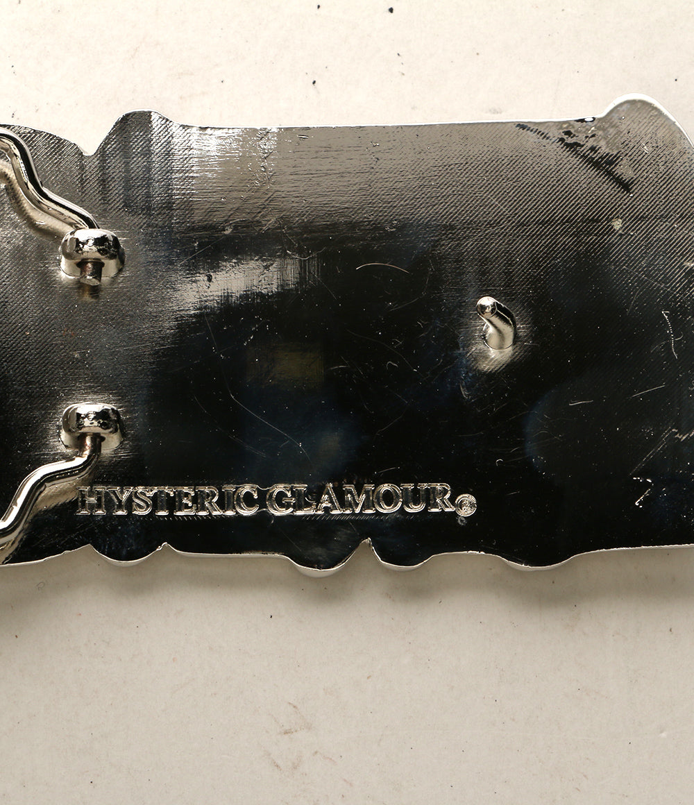 ヒステリックグラマー ロゴバックルレザーベルト レディース HYSTERIC GLAMOUR