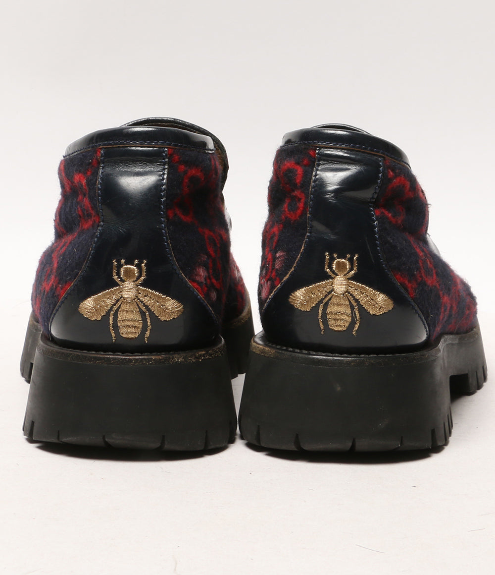 グッチ ホースビットローファー GG柄 メンズ SIZE 8 GUCCI