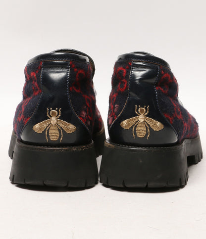 グッチ ホースビットローファー GG柄 メンズ SIZE 8 GUCCI