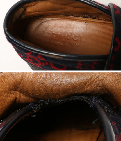 グッチ ホースビットローファー GG柄 メンズ SIZE 8 GUCCI