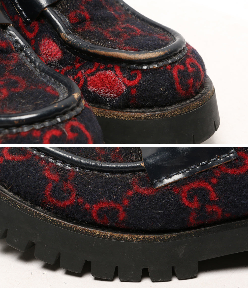 グッチ ホースビットローファー GG柄 メンズ SIZE 8 GUCCI – Rehello