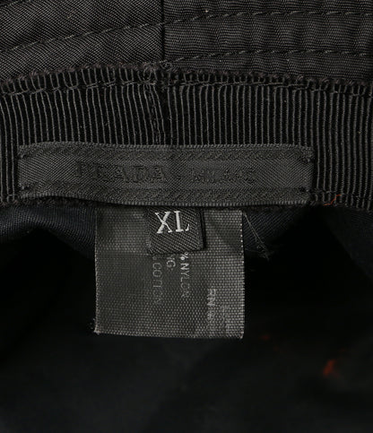 プラダ プレートロゴバケットハット メンズ SIZE XL PRADA