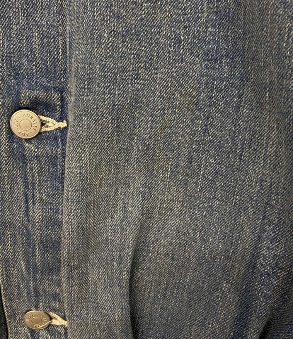 AURALEE デニムジャケット Selvedge Faded Light Denim A25SB01DE 25SS メンズ SIZE 4 オーラリー
