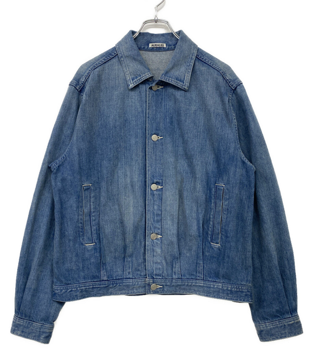 オーラリー デニムジャケット Selvedge Faded Light Denim A25SB01DE 25SS メンズ SIZE 4 AURALEE