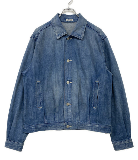 AURALEE デニムジャケット Selvedge Faded Light Denim A25SB01DE 25SS メンズ SIZE 4 オーラリー