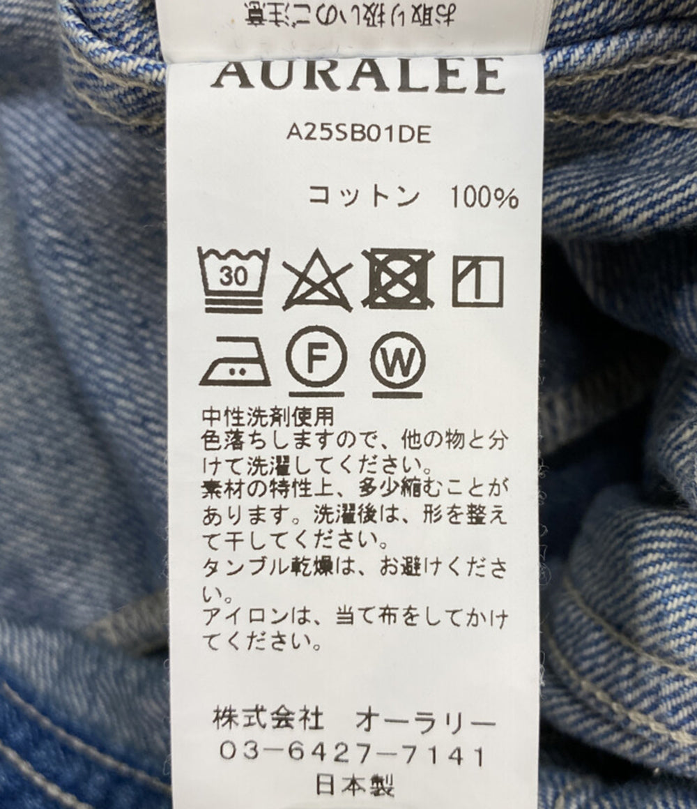 オーラリー デニムジャケット Selvedge Faded Light Denim A25SB01DE 25SS メンズ SIZE 4 AURALEE